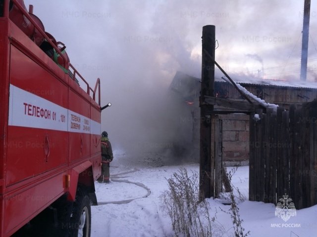 Пожар в Тайшетском районе