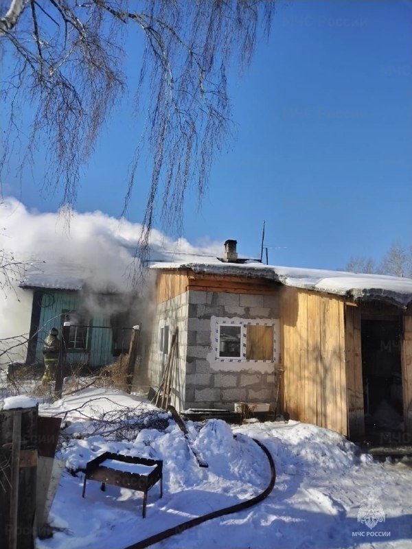 Пожар в Тайшетском районе