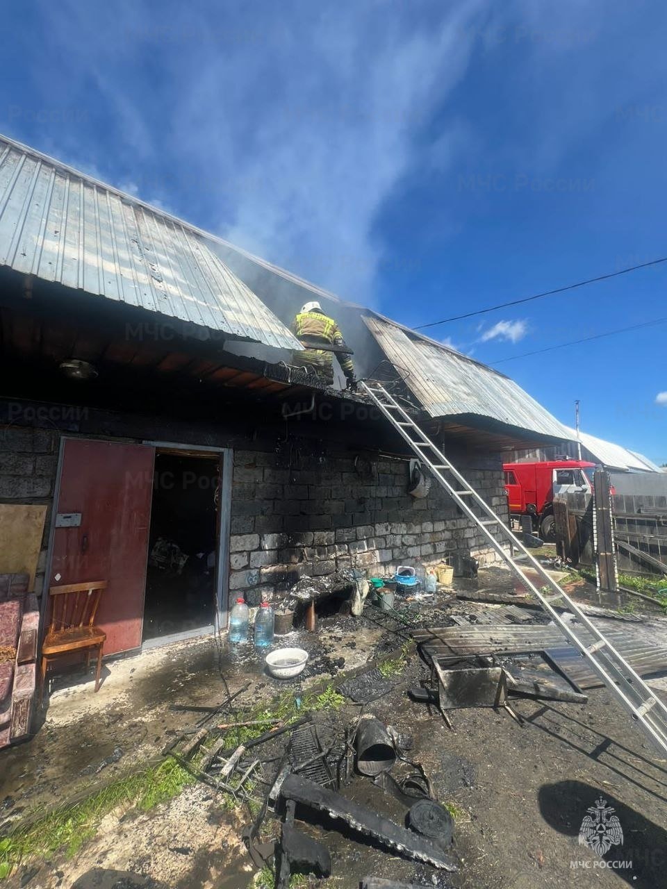 Пожар в Тайшетском районе