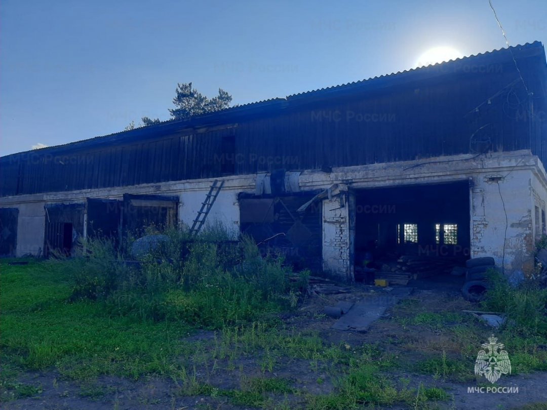 Пожар в Тайшетском районе