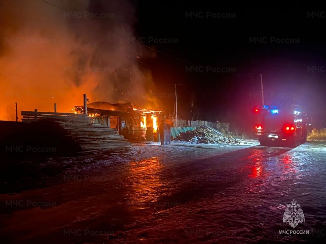 Пожар в Тайшетском районе